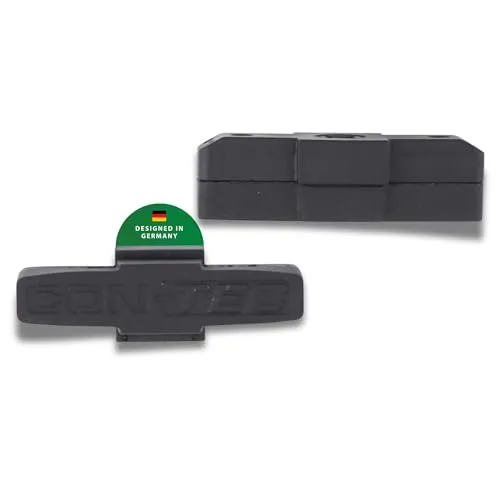 CONTEC Bremsschuh H-Stop, H-Brakes, Medium Compound, für hydraulische Bremsen, mittelharte Gummimischung, DIN-geprüft, 55 mm, schwarz, Paar