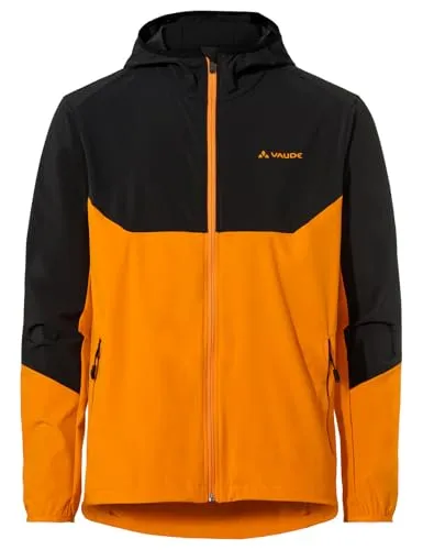 VAUDE Herren Mens Moab Jacket IV – Kurkuma, M EU - Funktionsjacke für Herren mit elastischem Material für maximale Bewegungsfreiheit, ideal für Radtouren und Bergwanderungen. 80% winddicht und umweltfreundlich hergestellt.
