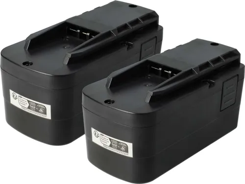 vhbw 2x Akku Ersatz für Festo Festool T12+3, TDK12 für Werkzeug (2000 mAh, NiMH, 12 V)