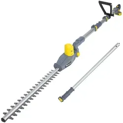 Fanztool Akku-Heckenschere Teleskop Heckenschere 14 mm Zahnabstand mit 2Ah Akku und Ladegerät, bis 4.5 m Arbeitshöhe