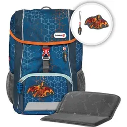 Step by Step Rucksack-Set KID, 3-teilig - Schulranzen mit ergonomischem Design, viel Stauraum und individualisierbaren MAGIC MAGS Motiven. Ideal für den Alltag Deiner Kinder!