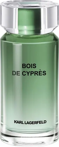 Karl Lagerfeld Bois de Cyprés Eau de Toilette 100 ml - Herrenduft mit aromatischem Fougère-Akkord, vereint belebende Noten von Kardamom und Zitrone mit der Frische von Zypresse und Lavendel. Ein avantgardistischer Duft für moderne Männer.