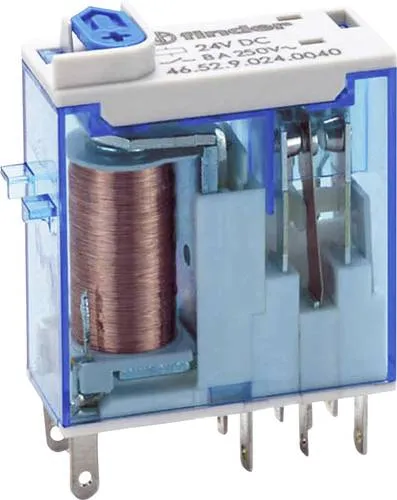 Finder 46.52.9.024.0074 Steckrelais 24 V/DC 8 A 2 Wechsler 1 St.