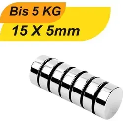 Neodym Magnet 15mm x 5mm – Hohe Haftkraft für vielseitige Anwendungen