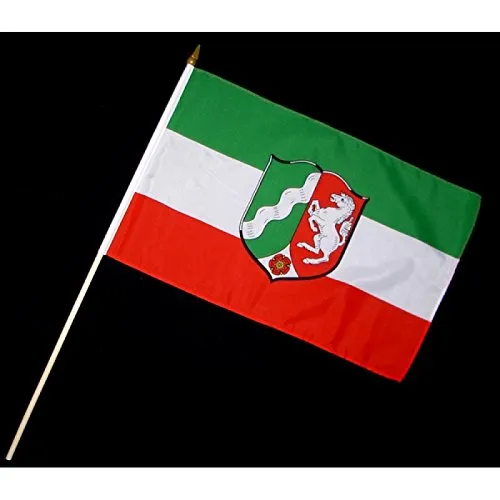 Everflag Stock-Flagge 30 x 45 : Nordrhein-Westfalen