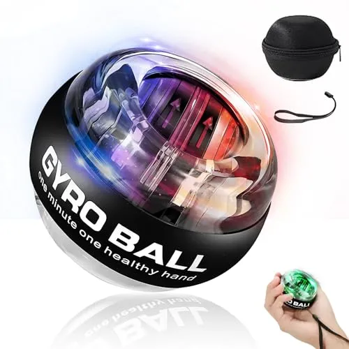 BeSokar Gyroball – Handgelenktrainer mit 5-stufigem Widerstand