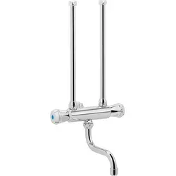 Zweigriffmischer KWC ND 150mm chrom - Armaturen mit eleganter Chrom-Oberfläche, ideal für Elektro Warmwasserbereiter und sorgt für präzise Temperaturregelung.