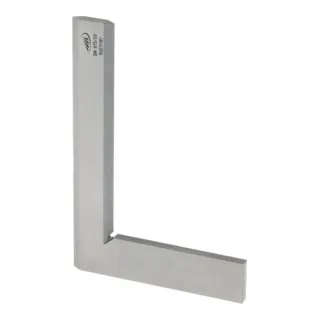 Helios Preisser Haarwinkel gehärtet 300 x 200 mm - Haarwinkel aus Spezialstahl, blendenfreier Haarmesskante für präzise Messungen, ideal für Fachbetriebe und Hobbyhandwerker.