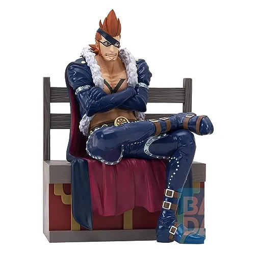 Ichibansho IS65839 X-Drake One Piece Actionfigur - 12 cm große PVC-Figur aus dem beliebten One Piece Anime, handgefertigt und ideal für Sammler. Lieferung in versiegelter Box mit Basisständer – perfekt für Kinder und Erwachsene.