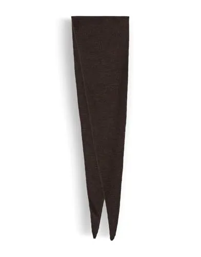 OPUS Damen Schal | Schmaler Feinstrickschal mit Wollanteil coffee bean, 0
