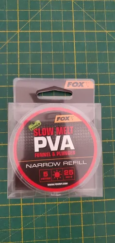 Fox Edges Slow Melt PVA Funnel & Plunger Narrow Refill 5m