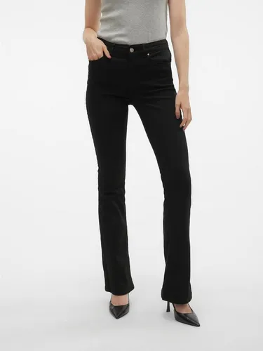 VERO MODA VMFLASH MR Flared Jeans LI140 GA NOOS in schwarz von VERO MODA