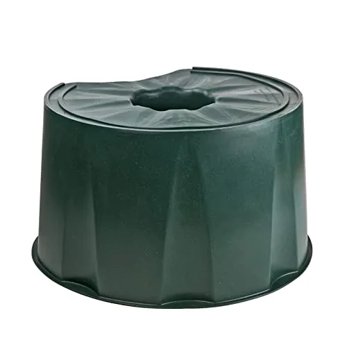 Ständer für Tonne Regentonne aus PVC, geeignet für Mülltonnen-210 und 300 Liter. Tragfähigkeit 500 kg. Farbe grün.