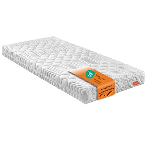 sleepling 7-Zonen Kaltschaummatratze 90 x 200 cm - Matratze mit Duo Härtegrad 2 & 3, punktelastischer Kaltschaum für optimale Liegeeigenschaften und waschbarer Bezug bis 60 Grad, ideal für jeden Schlaftyp.