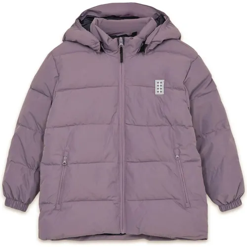 LEGO kidswear LWJOJO 704 - Jacke dusty purple (645) 104 - Outdoor Freizeitjacken für Kinder, wind- und wasserabweisend mit synthetischer Daunenfüllung für optimale Wärme und Bewegungsfreiheit, ideal für kleine LEGO Fans.