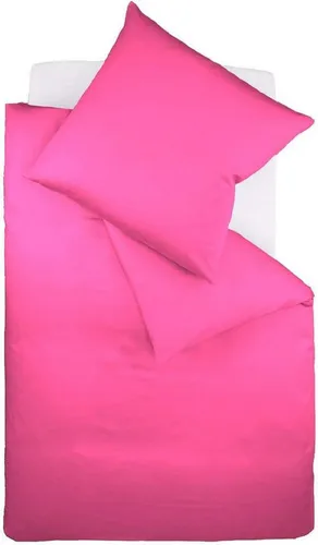 fleuresse Uni-Colours Bettwäsche-Set, Mako Satin, 240 x 220 cm - Bettwäsche-Set aus 100% Baumwolle, superweich und atmungsaktiv, fusselt nicht und ist bei 60° waschbar – für erholsame Nächte und höchsten Schlafkomfort.