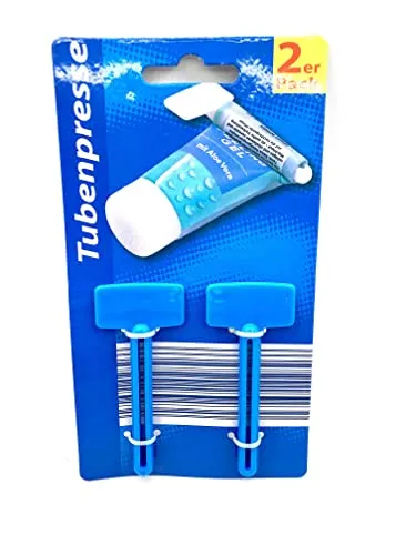 Tubenentleerer Tubenausdrücker 2er Set - Effektive Resteverwertung - Sonstiges Küchenzubehör: Mit der Tubenpresse im 2er Set entleeren Sie Tuben mühelos und sparen Geld sowie Abfall. Ideal für Zahnpasta, Senf und mehr - kein Rest bleibt zurück!