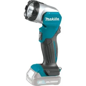 Makita Arbeitsleuchte ML105 LED – 190 Lumen für 12V Akkus - Taschenlampen – Neigbarer Leuchtenkopf aus robustem Aluminium, ideal für flexible Positionierung mit integriertem Aufhängehaken.