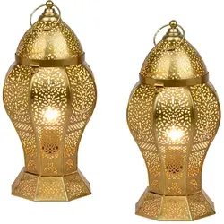 Marrakesch Tischleuchte Jaleel 2er Set in gold von Marrakesch Orient & Mediterran Interior