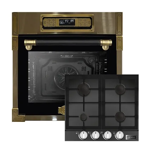 Kaiser Herd-Set EH 6326 SP: Einbaubackofen & Induktionskochfeld KCT 6705 I - Herd-Set mit 60 cm Einbaubackofen und Induktionskochfeld. Multifunktional mit 10 Betriebsarten, Selbstreinigung und Easy-clean Emaille für einfache Pflege. Ideal für anspruchsvolle Küchen.