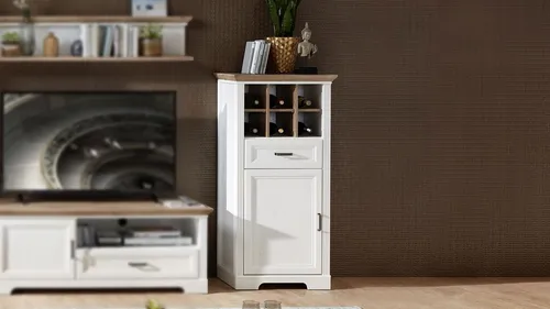 Kommode Varese, weiß, 66x136x42 cm von Innostyle