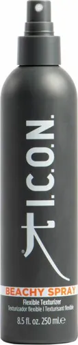 I.C.O.N. Beachy Spray Sea Salt Texturizer 250ml - Frisierprodukte für alle Haartypen, verleiht texturierten Beach-Look und spendet Feuchtigkeit – ideal für einen lässigen Style!