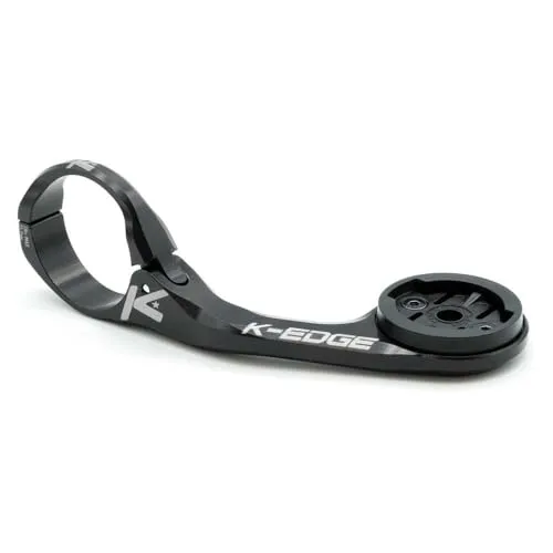 K-Edge Garmin MAX XL Halterung, Schwarz, 35 mm - Fahrrad-Halterungen & Adapter, CNC-gefräste Upgrade-Halterung für Garmin oder Wahoo, extra sicheres K-EDGE Insert aus Co-Polymer für optimale Stabilität.