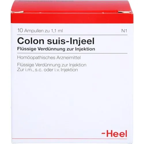 Colon Suis Inj Org 10 ST - Homöopathisches Arzneimittel zur Injektion, unterstützt das allgemeine Wohlbefinden ohne bekannte Nebenwirkungen, ideal für die sanfte Therapie.