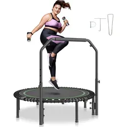 VEVOR Faltbares Mini-Trampolin Fitness-Rebounder in grün von Vevor