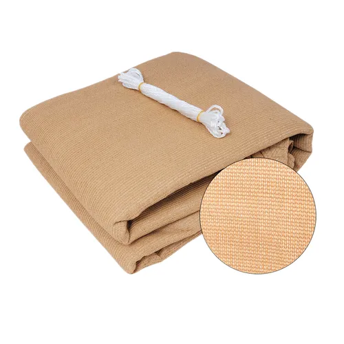 WOLTU Sonnensegel 3x4m Sand - UV-Schutz & Windschutz - Sonnenschutz für Terrasse und Garten, reißfest und pflegeleicht, bietet bis zu 85% UV-Schutz und ist windstabil bis Stärke 5. Ideal für einen schattigen Rückzugsort!