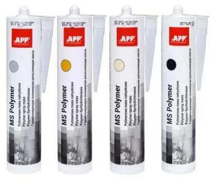 APP MS-Polymer Spritzdichtungsmasse Dichtmasse schwarz spritzbar, 310ml