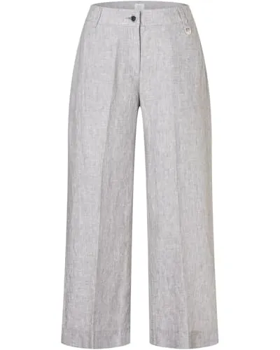 Mac MAC JEANS Nora - Elegante Damen-Jeanshose aus reinem Leinen in Braun, Größe 38/OL - Damen-Jeanshosen aus 100% reinem Leinen, atmungsaktiv und ideal für den Sommer.