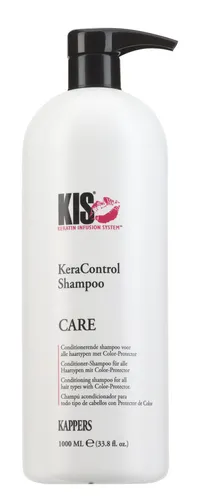 KIS Kera Control Shampoo 1000ml - Sulfatfreies Shampoo für Haar und Körper mit botanischen Kräutern, stellt den Feuchtigkeitshaushalt wieder her und sorgt für sanfte Reinigung.