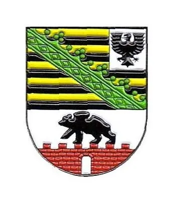 FahnenMax® Pin Anstecker Sachsen Anhalt Wappen