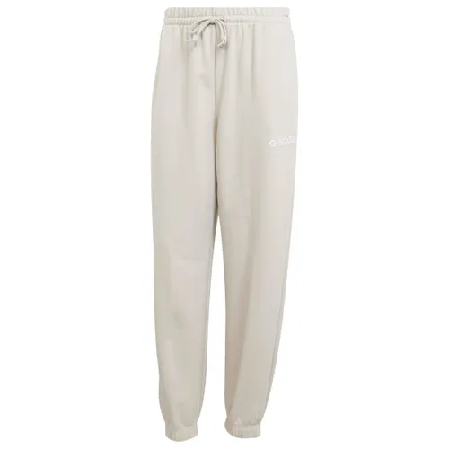 adidas - Women's Essentials Linear French Terry Cuffed Pant - Trainingshose Gr XS grau/beige