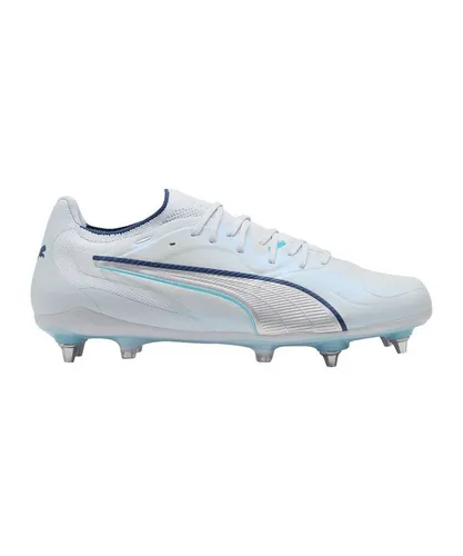 PUMA KING 20 ULTIMATE MxSG grau blau 43 - Der PUMA KING 20 vereint zeitloses Design mit modernster Technologie. Ideal für Spieler, die Kontrolle und Komfort suchen. Das TOTALTOUCH+ Obermaterial bietet ein hervorragendes Ballgefühl für beste Leistungen auf dem Platz.