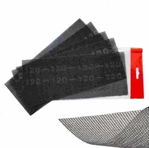 5Blätter Schleifgitter 80K Trockenbau schleifen 105 x 280mm Trockenbauhandschlei