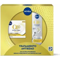 NIVEA Q10 Anti-Aging Treatment Set – 2 Teile Festigungscreme & Serum