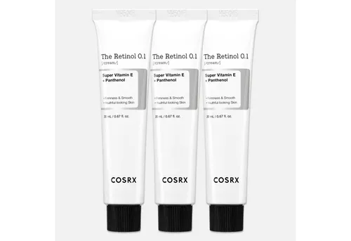 Cosrx Anti-Aging-Creme The Retinol 0.1 Gesichtscreme mit Hyaluronsäure - Feuchtigkeitsspendende Anti-Aging-Creme mit Retinol und Hyaluronsäure für sichtbar straffere Haut. Ideal für alle Hauttypen und zur täglichen Anwendung geeignet.