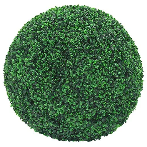Decovego Kunstpflanze Buchsbaumkugel 55 cm - Kunstpflanzen: Diese dekorative Buchsbaumkugel sieht echt aus und ist ideal für drinnen und geschützte Außenbereiche. Hochwertige Verarbeitung sorgt für langlebige Formstabilität.