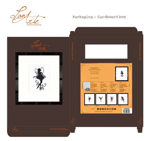 Lanarte Kreativset Lanarte PN-0008195 Niedliche Fee Kreuzstichpackung, (Set, embroidery Kit), Made in Europe