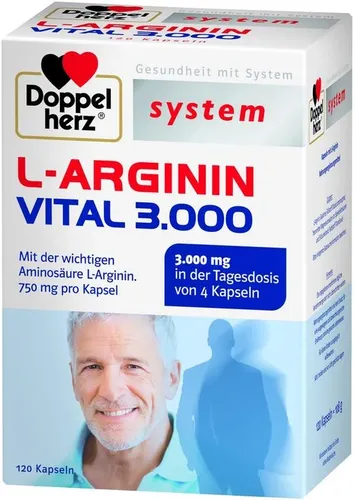 Doppelherz system L-Arginin Vital 3000 Kapseln