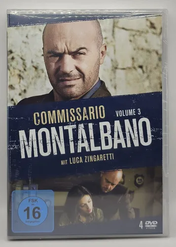 Commissario Montalbano – Volume 3 (4 x DVD, NEU & OVP | Krimi Serie)