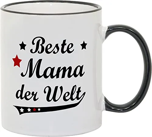 geschenke-fabrik - Tasse mit Spruch/Geschenk Beste Mama der Welt - Vintage Style - zum Muttertag Geschenk - Mama -Mutter - zum Geburtstag - zu Weihnachten