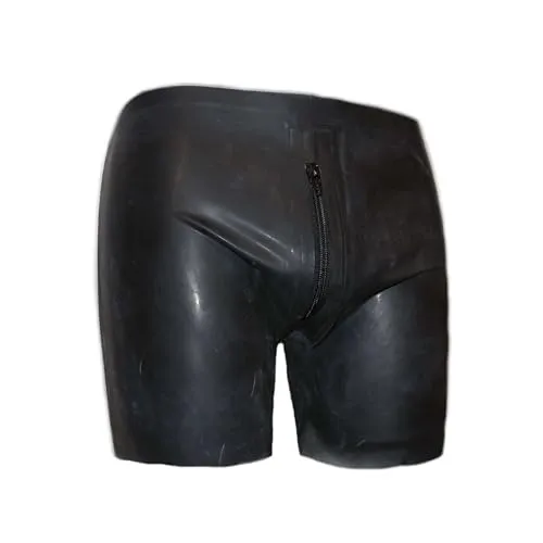 SpecialUnderwear Latex Boxer Short mit Reißverschluß und Analkondom 0,4 Size:XXL