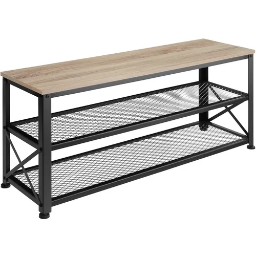 TecTake Schuhregal Blackpool 101x30,5x45,5cm in braun von tectake