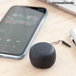 Wiederaufladbarer Tragbarer Wireless Mini-Lautsprecher Miund InnovaGoods Gadget Tech - Schwarz