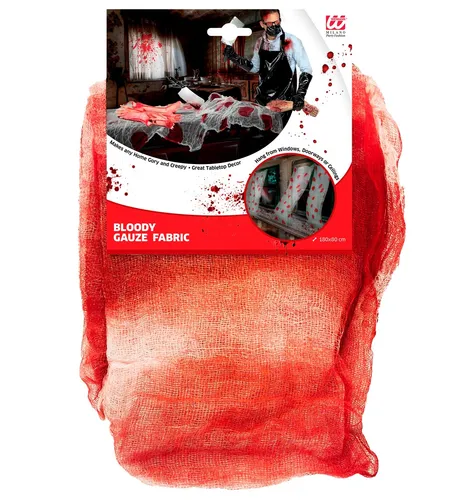 Blutiger Mullstoff 180x80 cm – Halloween Partydekoration