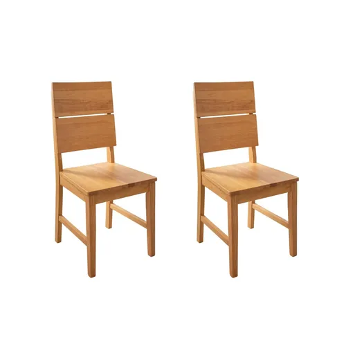 Woodroom Holzstuhl Kota (2er-Set)
