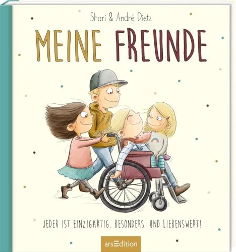 Meine Freunde: Jeder ist einzigartig. Besonders. Und liebenswert! | Inklusives Freundebuch für Kita, Krippe, Kindergarten, für Jungen und Mädchen ab 2 Jahren